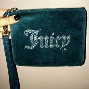 Discontinued Black Label Juicy Couture wristlet